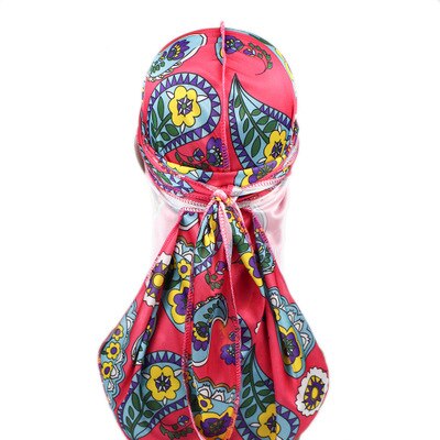Colourful Paisley Silk Durag