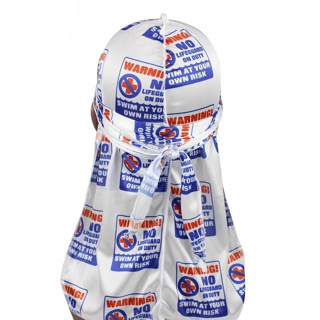 Swim At Your Own Risk Silky Durag