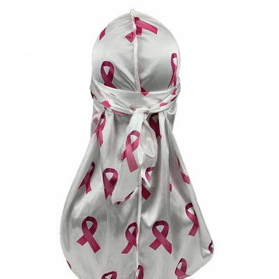 Breast Cancer Awareness Silk Durag - Taelor Boutique