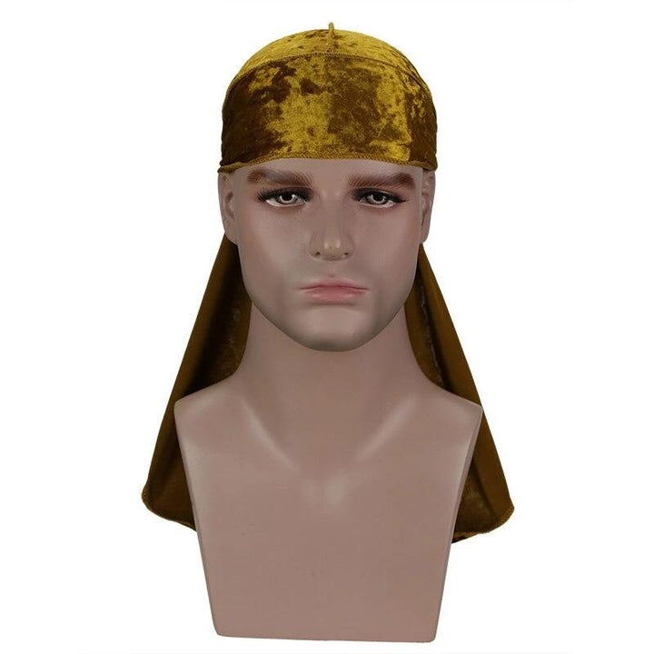 Gold Luxury Velvet Durag - Taelor Boutique