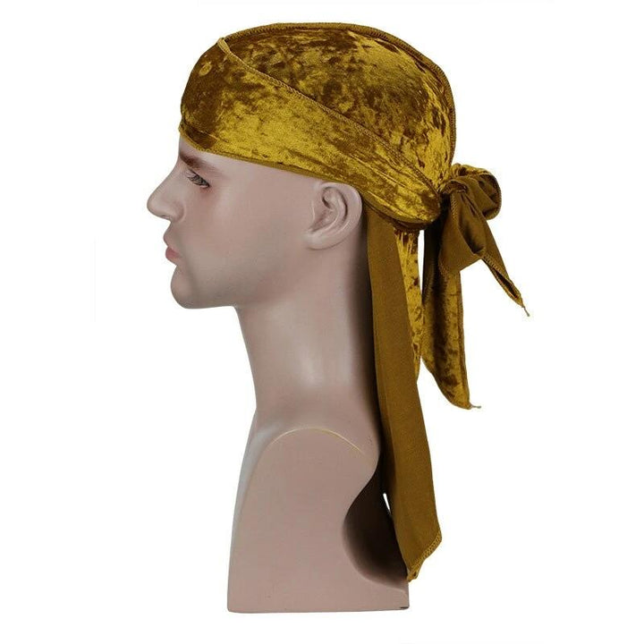 Gold Luxury Velvet Durag - Taelor Boutique