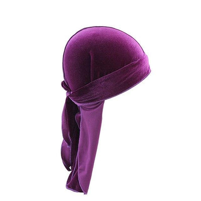 Purple Velvet Durag - Taelor Boutique