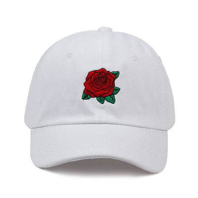 White Roses Dad Hat - Taelor Boutique