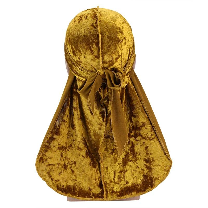 Gold Luxury Velvet Durag