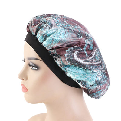 Silky Paisley #3 Bonnet - Taelor Boutique