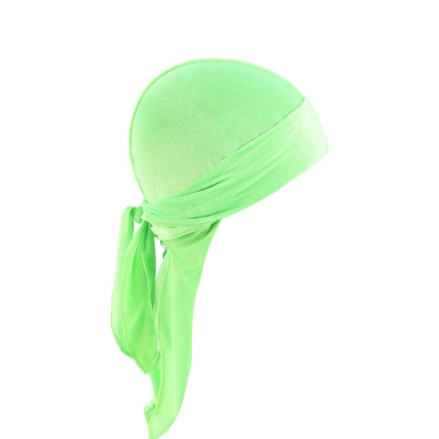 Neon Green Velvet Durag