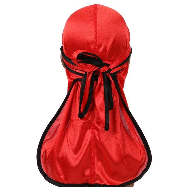 Red Silk Durag w/ Black Lining