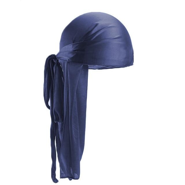 Navy Blue Silk Durag