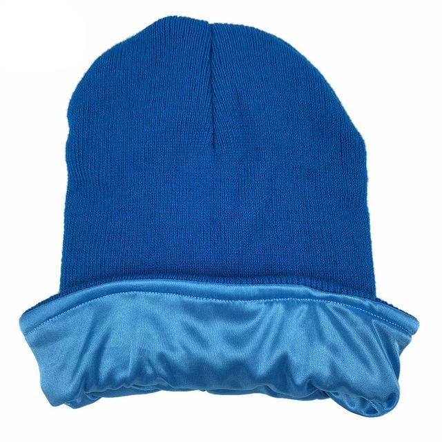 Sky Blue Satin Lined Beanie – Taelor Boutique
