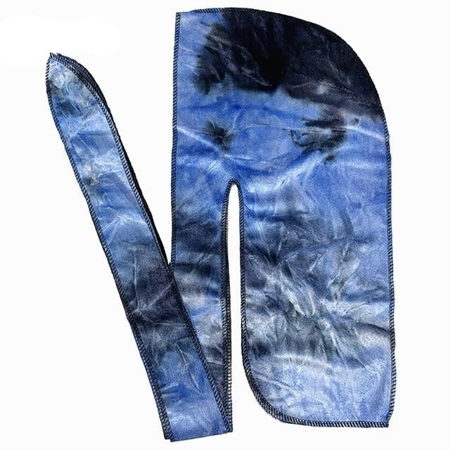 Black Tie Dye Velvet Durag