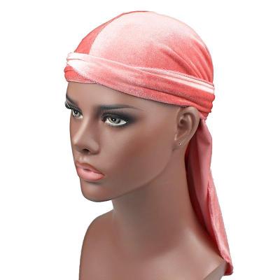 Peach Pink Velvet Durag
