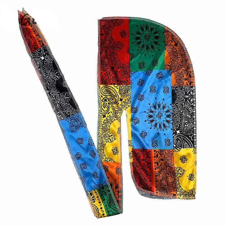 Multicolour Silky Bandana Durag