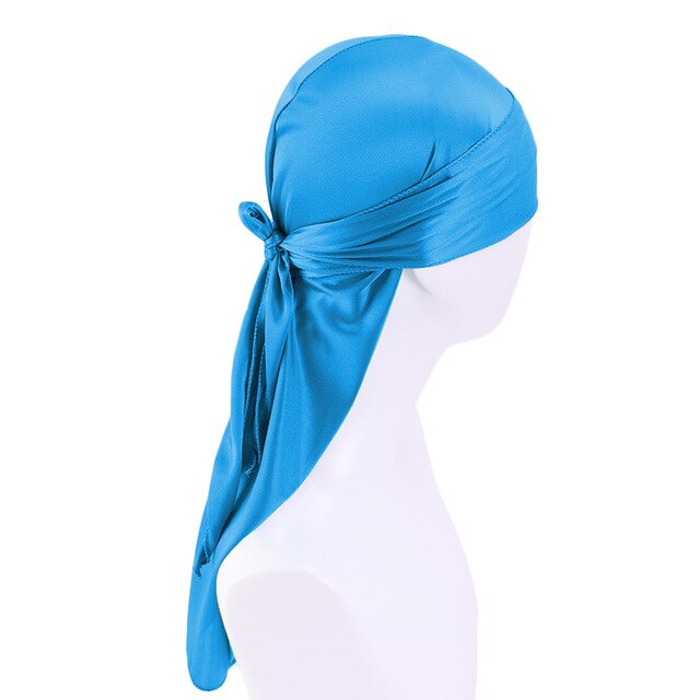 Sky Blue Silk Durag