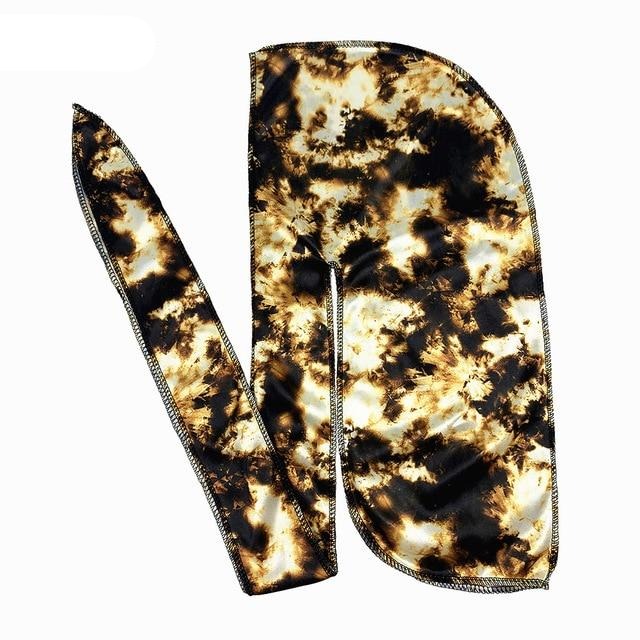 Yellow Tie Dyed Silk Durag