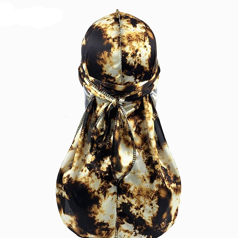 Yellow Tie Dyed Silk Durag