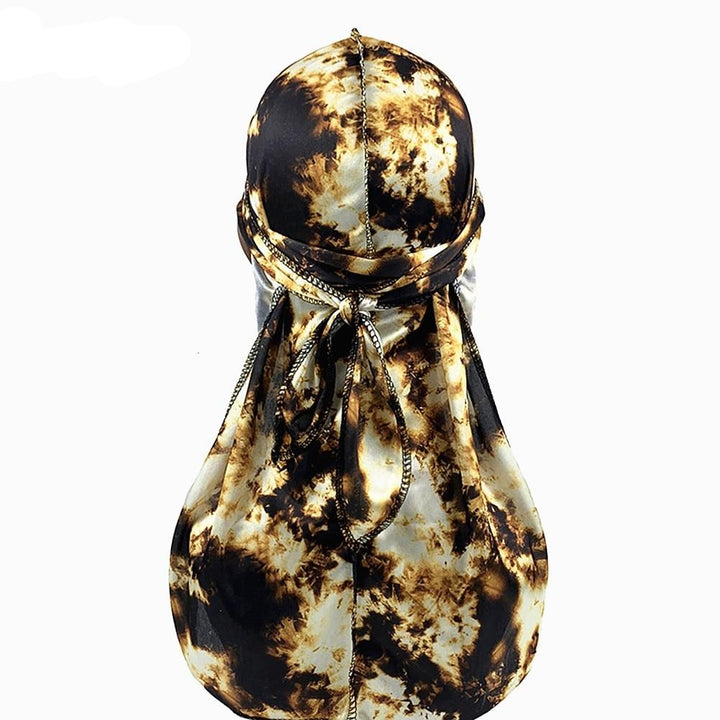 Yellow Tie Dyed Silk Durag