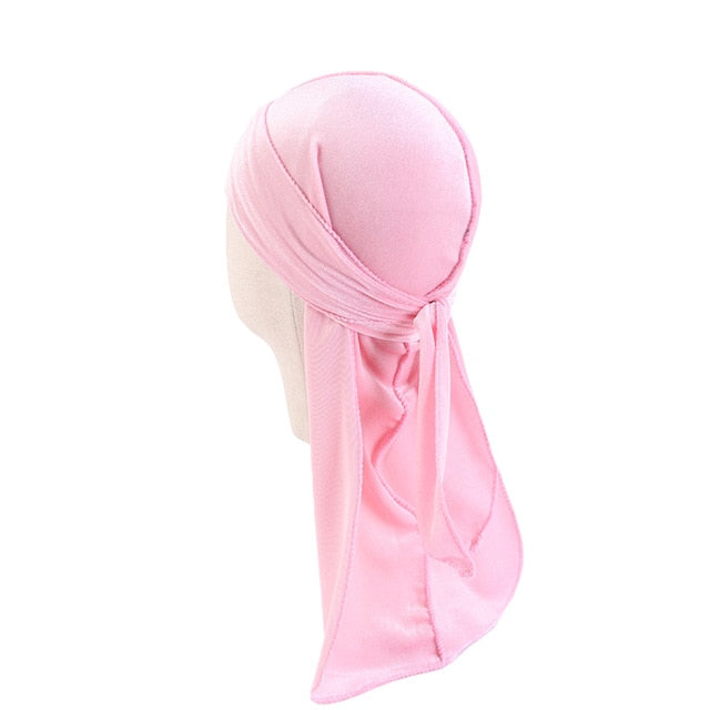 Pink Kids Velvet Durag