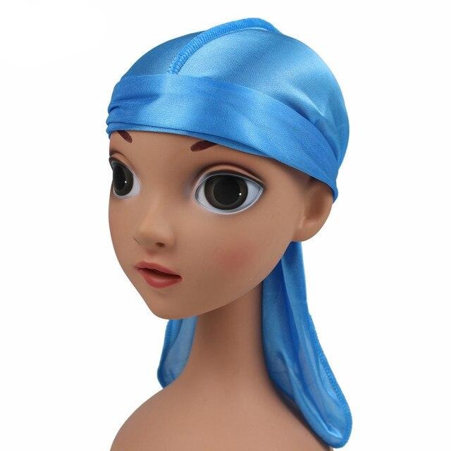 Sky Blue Kids Silky Durag