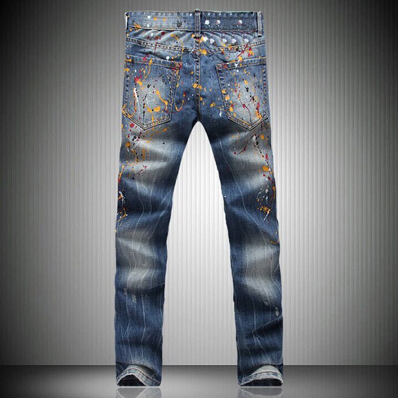 Paint Splatter Jeans Online - Taelor Boutique