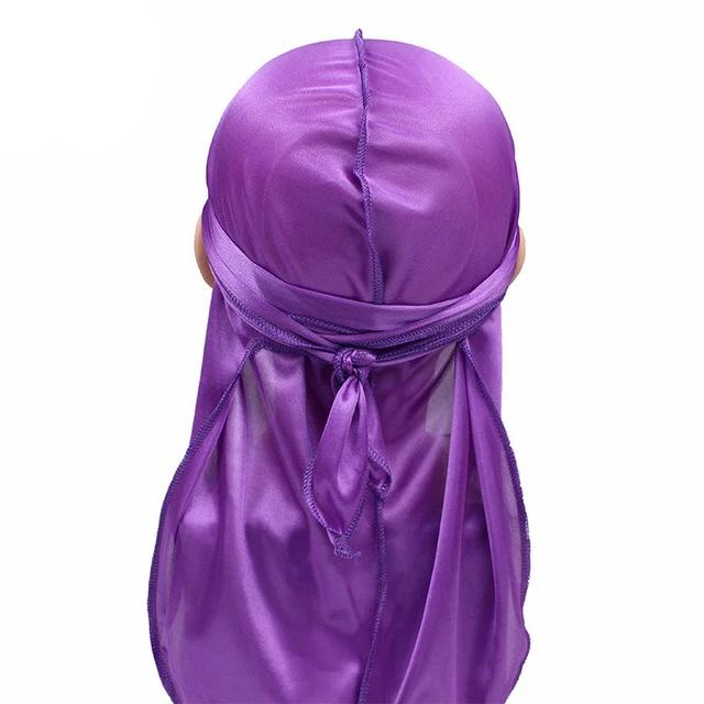Purple Kids Silky Durag