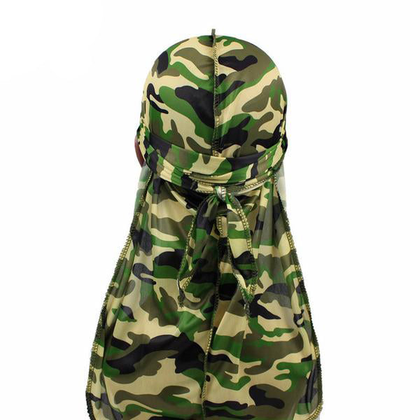 Silk Camo Durag - Taelor Boutique