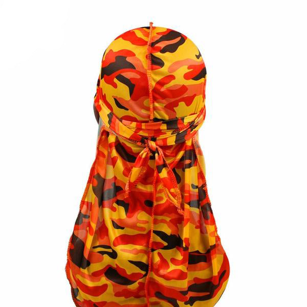 Silk Orange Camo Durag *US ONLY*