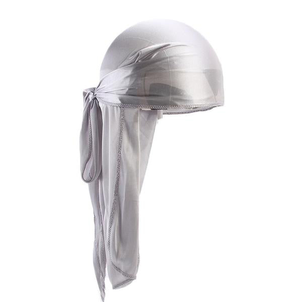 Silver Silk Durag - Taelor Boutique