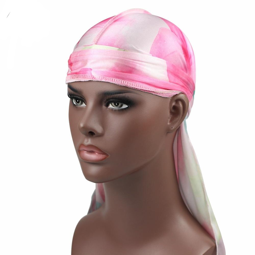 Pink Floral Silk Durag - Taelor Boutique